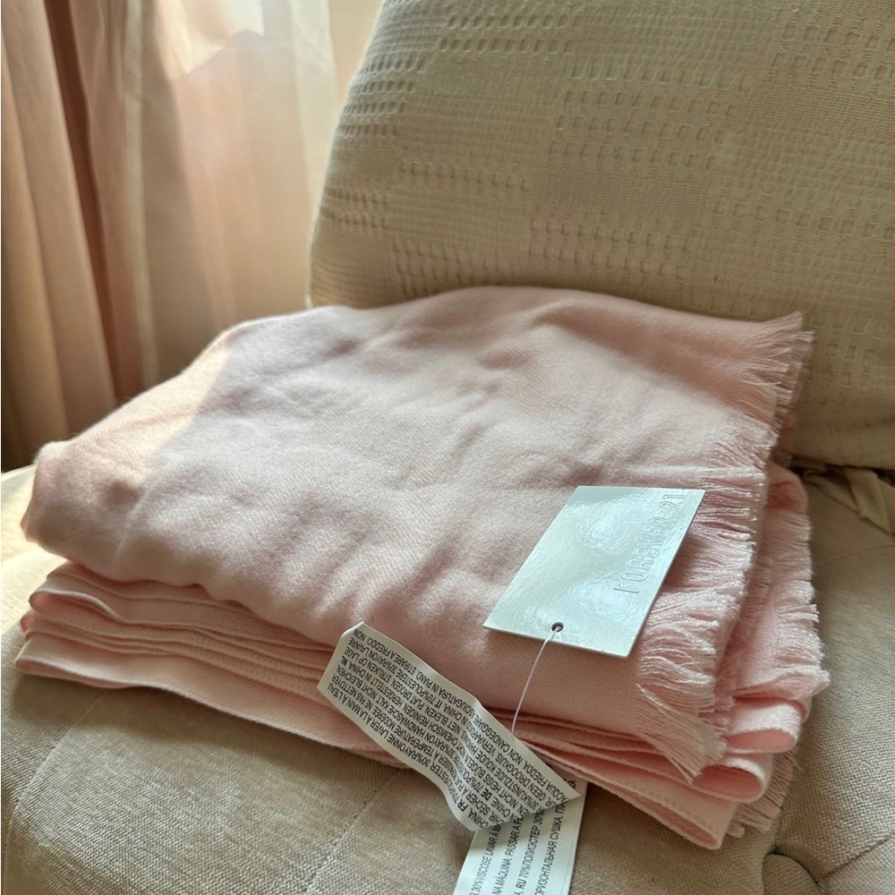 Pink Blanket Scarf